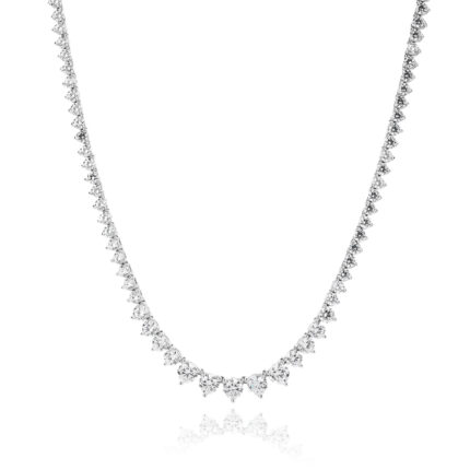 שרשרת טניס מדורגת ZSI437-1 - 42CM